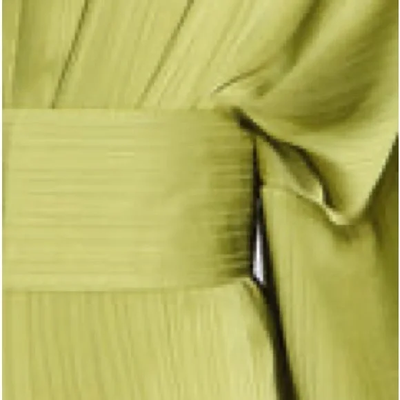 Textured Lime Green Dress - Picture 6 of 6